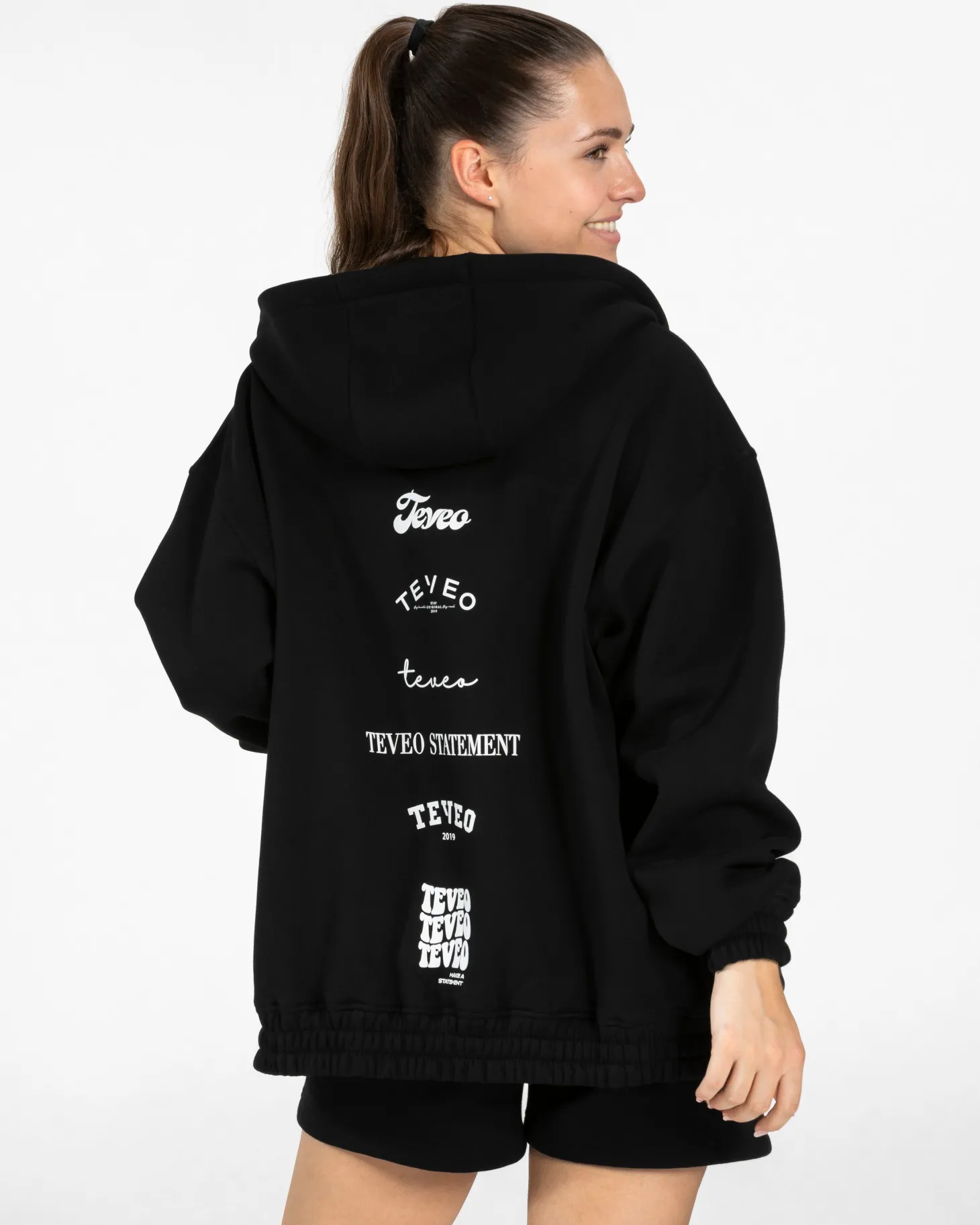 Discount Anniversary Oversized Zip Jacke Women "" Damen Hoodies & Jacken