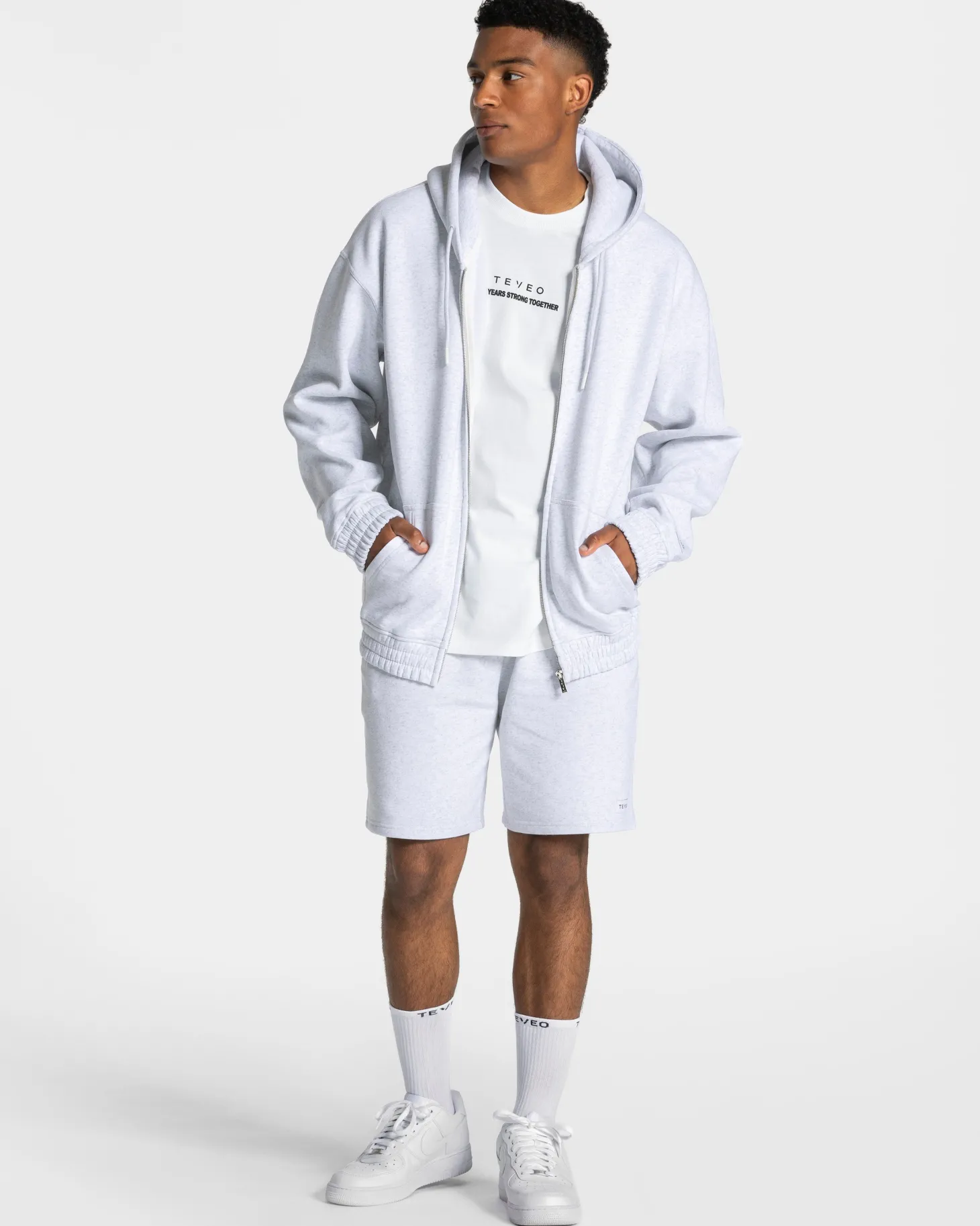 New Anniversary Oversized Zip Jacke Men "" Herren Hoodies & Sweatjacken