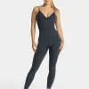 Shop Essence V-Back Covert Scrunch Jumpsuit "" Damen Jumpsuits