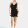 Shop Essence V-Back Covert Scrunch Short Jumpsuit "" Damen Jumpsuits
