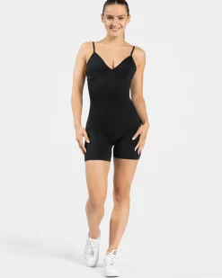 Shop Essence V-Back Covert Scrunch Short Jumpsuit "" Damen Jumpsuits