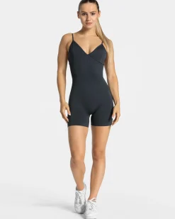 Best Sale Essence V-Back Covert Scrunch Short Jumpsuit "" Damen Jumpsuits