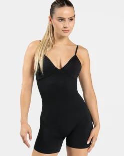 Shop Essence V-Back Covert Scrunch Short Jumpsuit "" Damen Jumpsuits