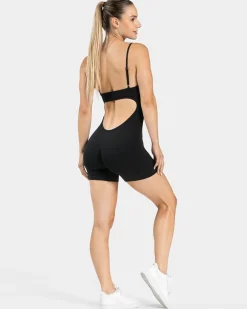 Shop Essence V-Back Covert Scrunch Short Jumpsuit