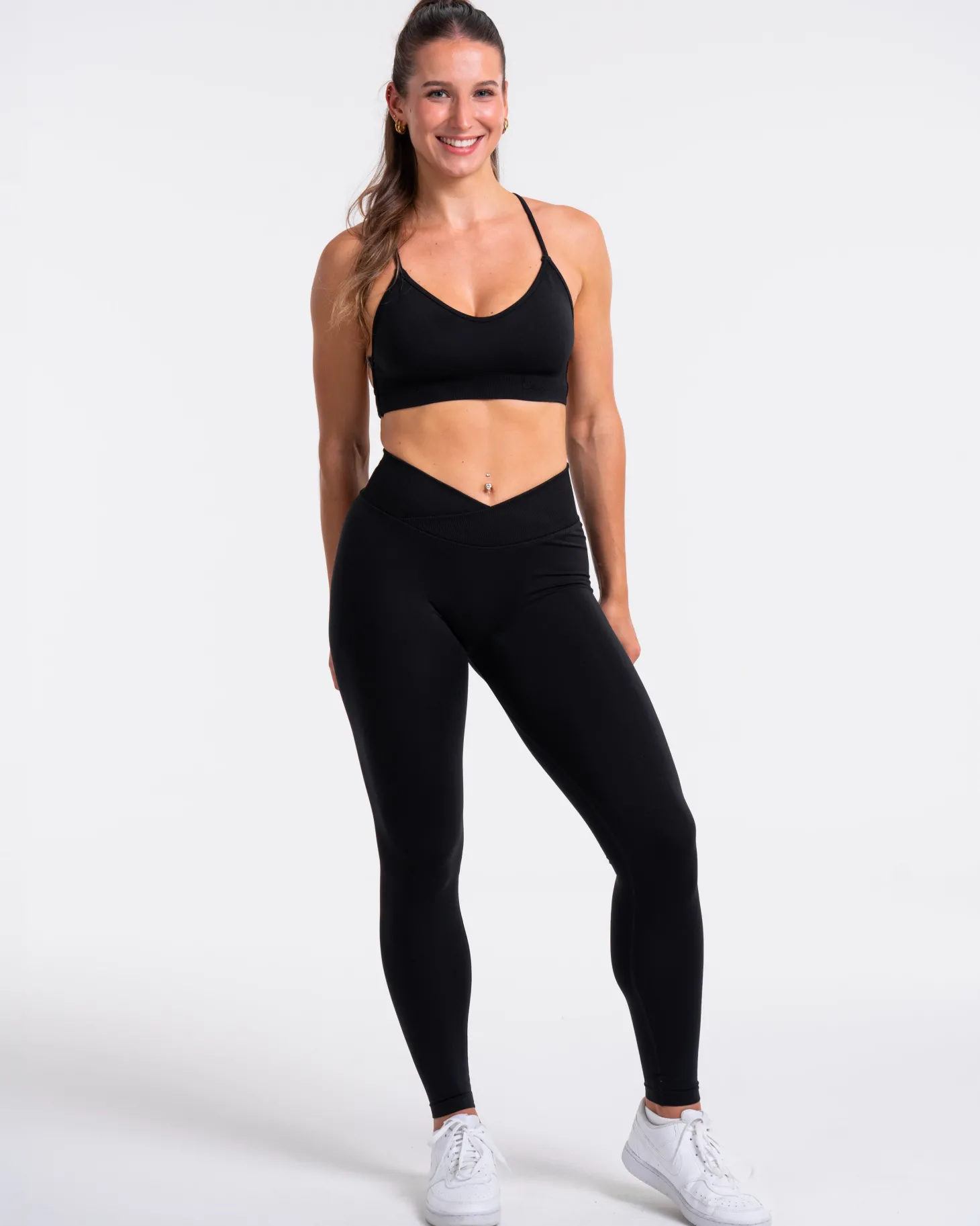 Clearance Fearless V-Shape Covert Scrunch Leggings "" Damen Leggings & Hosen