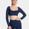 Outlet Femme Backless Longsleeve "" Damen Longsleeves