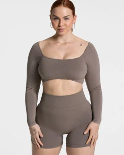 Cheap Femme Backless Longsleeve "" Damen Longsleeves