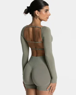 Best Sale Femme Backless Longsleeve "" Damen Longsleeves