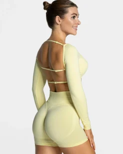 Outlet Femme Backless Longsleeve "" Damen Longsleeves