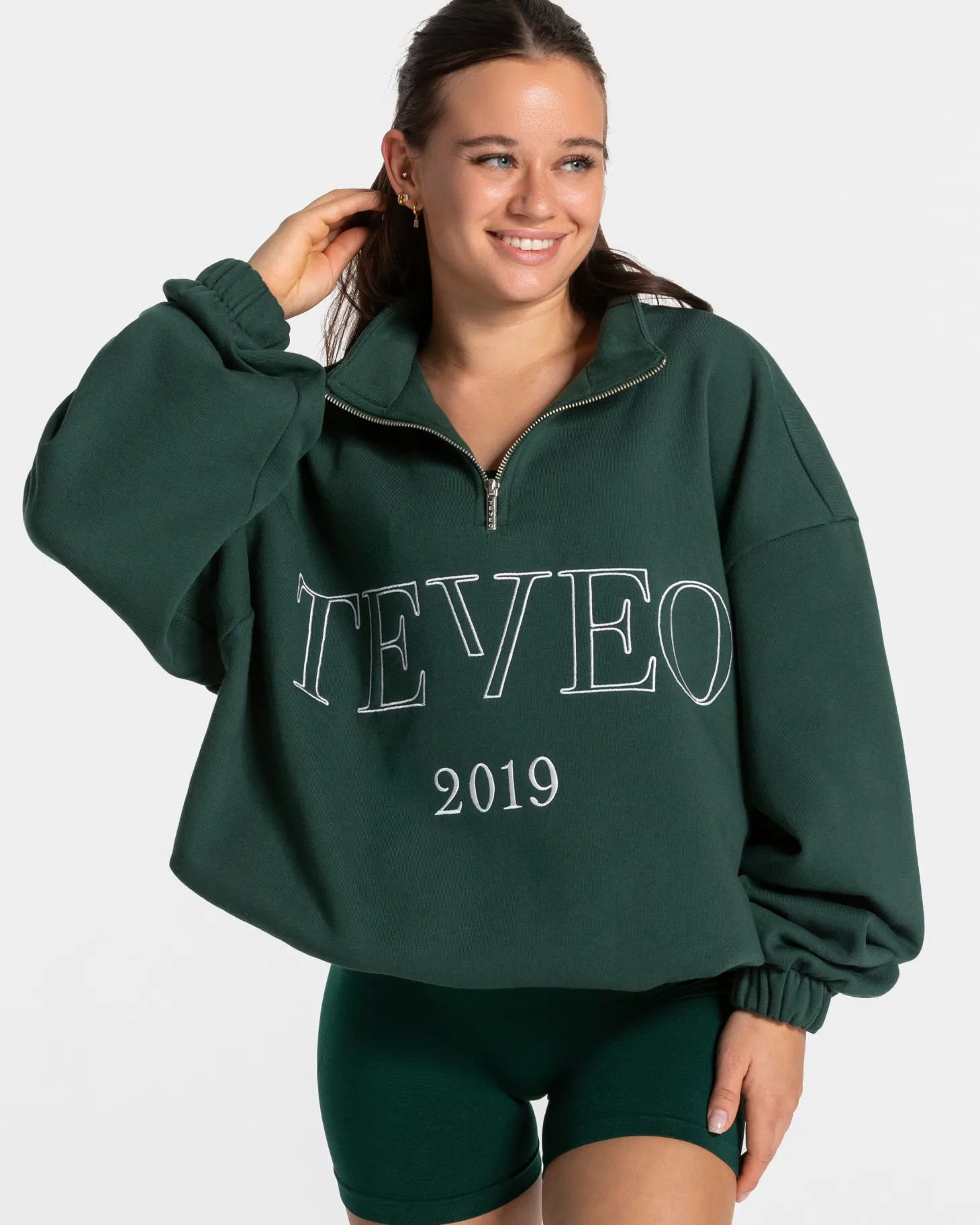 Shop Femme Half Zip Sweater "" Damen Hoodies & Jacken