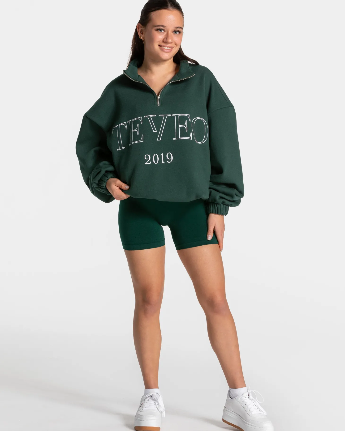 Shop Femme Half Zip Sweater "" Damen Hoodies & Jacken
