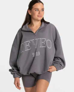 Fashion Femme Half Zip Sweater "" Damen Hoodies & Jacken