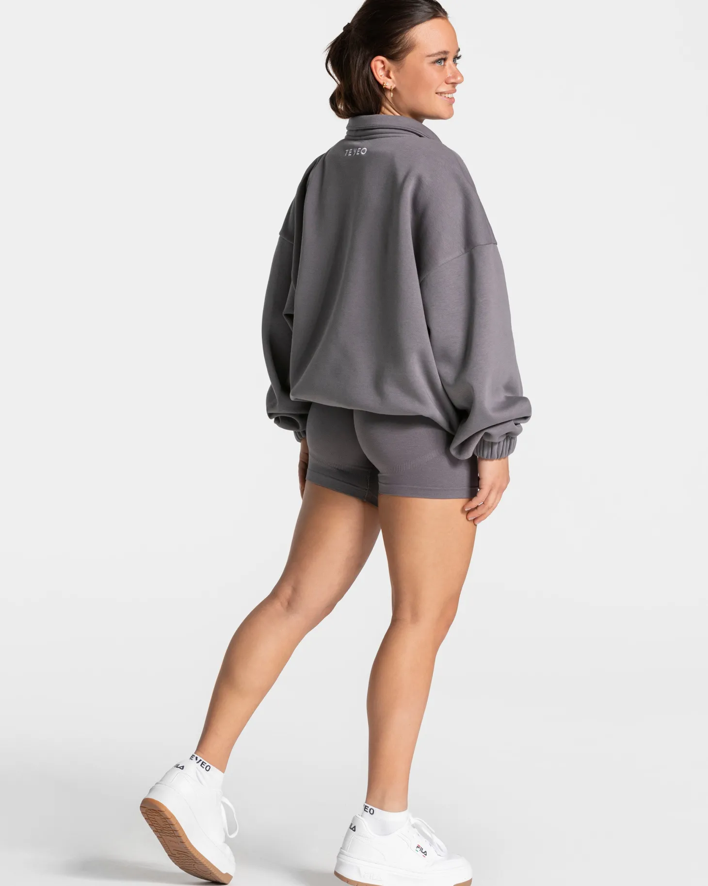 Fashion Femme Half Zip Sweater "" Damen Hoodies & Jacken