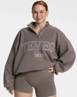 Online Femme Half Zip Sweater "" Damen Hoodies & Jacken