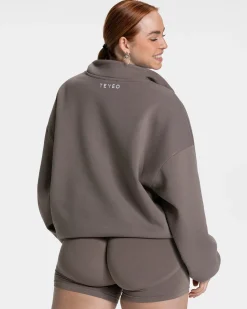 Online Femme Half Zip Sweater 