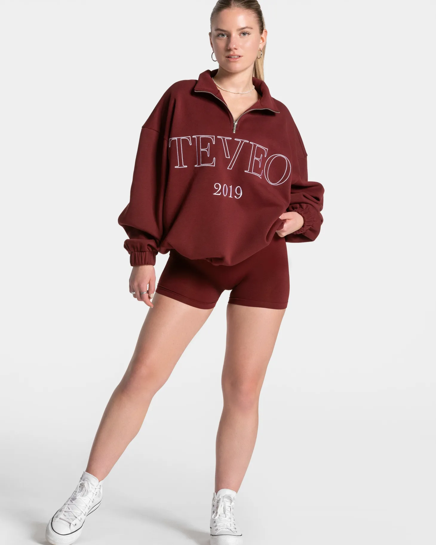 Best Sale Femme Half Zip Sweater "" Damen Hoodies & Jacken