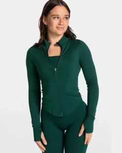 Cheap Femme Shaping Zip Jacke "" Damen Longsleeves