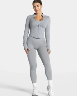 Clearance Femme Shaping Zip Jacke