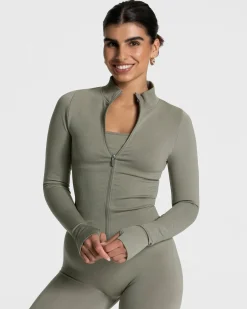 Fashion Femme Shaping Zip Jacke "" Damen Longsleeves