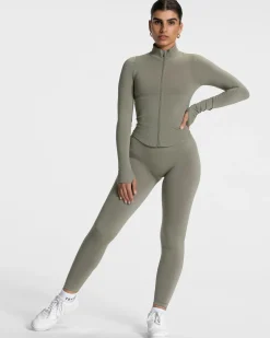 Fashion Femme Shaping Zip Jacke 