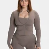 Flash Sale Femme Shaping Zip Jacke "" Damen Longsleeves