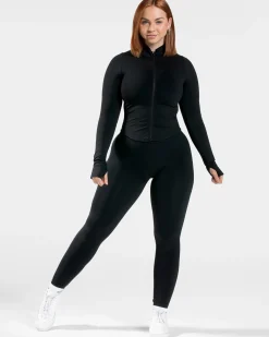 Sale Femme Shaping Zip Jacke