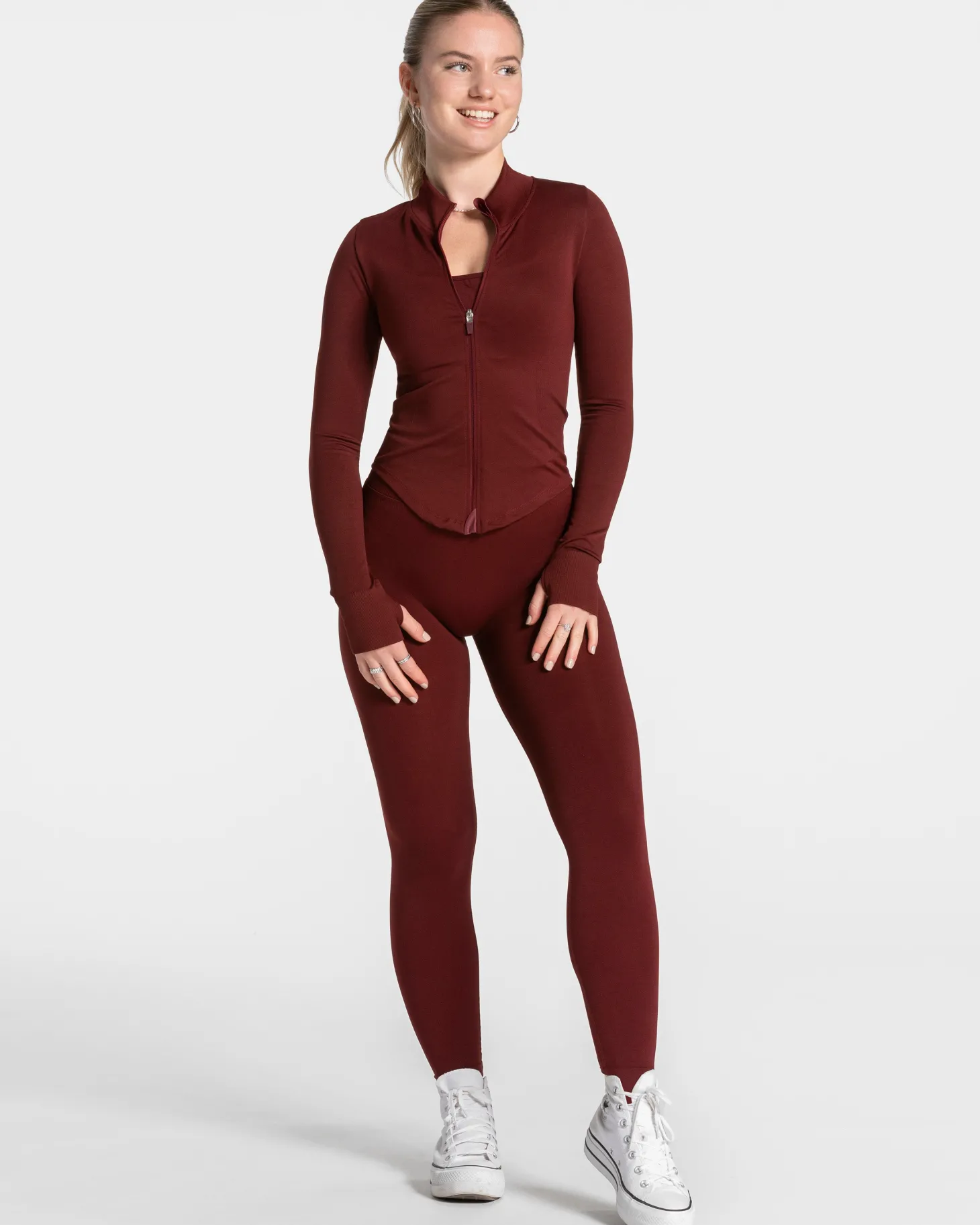 Outlet Femme Shaping Zip Jacke "" Damen Longsleeves