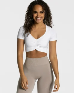 Flash Sale Focus Crop Top "" Damen T-shirts | Tops