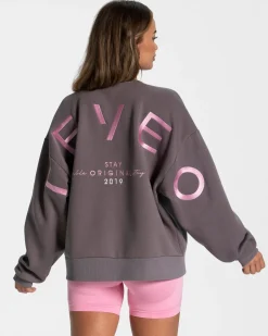 Cheap Signature Oversized Sweater "" Damen Hoodies & Jacken