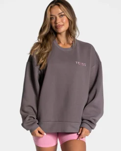 Cheap Signature Oversized Sweater "" Damen Hoodies & Jacken