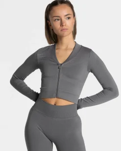 Store Statement Zip Jacke "" Damen Longsleeves
