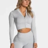 Hot Statement Zip Jacke "" Damen Longsleeves