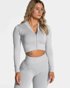 Hot Statement Zip Jacke "" Damen Longsleeves