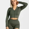 Outlet Statement Zip Jacke "" Damen Longsleeves