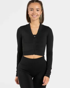Best Sale Statement Zip Jacke "" Damen Longsleeves