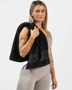 Best Fitness-Handtuch "Schwarz" Damen Fitness Zubehör | Fitness Zubehör