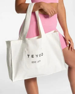 Shop TOTE BAG "Off White" Damen Fitness Zubehör