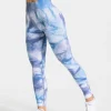 New Tie Dye Scrunch Leggings "" Damen Leggings & Hosen
