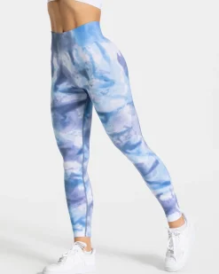 New Tie Dye Scrunch Leggings "" Damen Leggings & Hosen