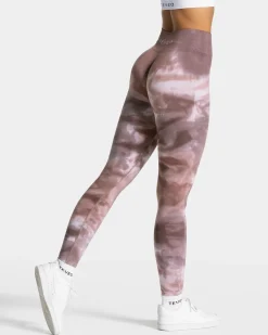 Cheap Tie Dye Scrunch Leggings "" Damen Leggings & Hosen