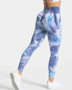 New Tie Dye Scrunch Leggings "" Damen Leggings & Hosen