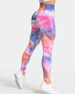 Outlet Tie Dye Scrunch Leggings "" Damen Leggings & Hosen