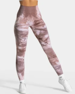 Cheap Tie Dye Scrunch Leggings "" Damen Leggings & Hosen