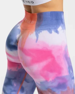 Outlet Tie Dye Scrunch Leggings 