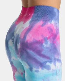 Hot Tie Dye Scrunch Leggings