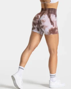 Discount Tie Dye Scrunch Short "" Damen Shorts