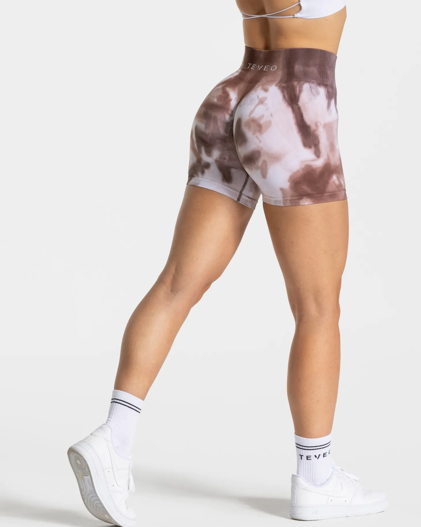 Discount Tie Dye Scrunch Short "" Damen Shorts