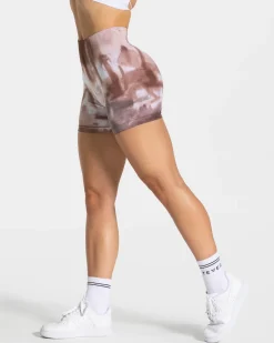 Discount Tie Dye Scrunch Short "" Damen Shorts
