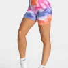 Clearance Tie Dye Scrunch Short "" Damen Shorts