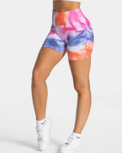 Clearance Tie Dye Scrunch Short "" Damen Shorts